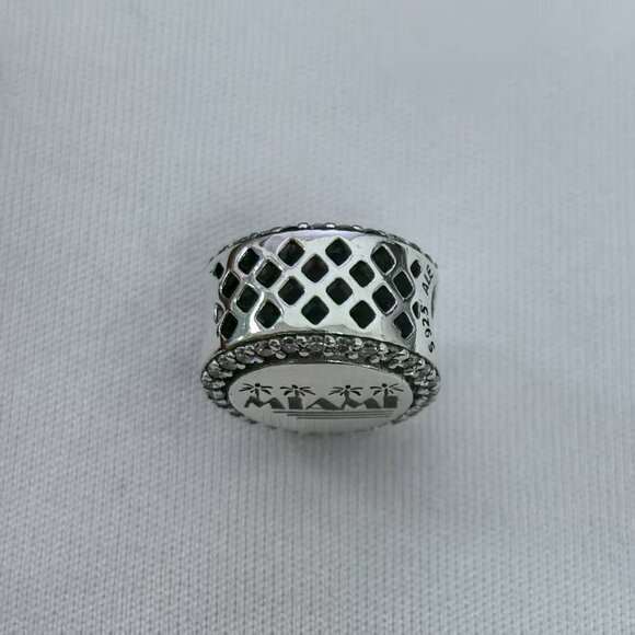 Pandora Miami Palm Charm, S925 Silver Jewelry - Picture 3 of 4